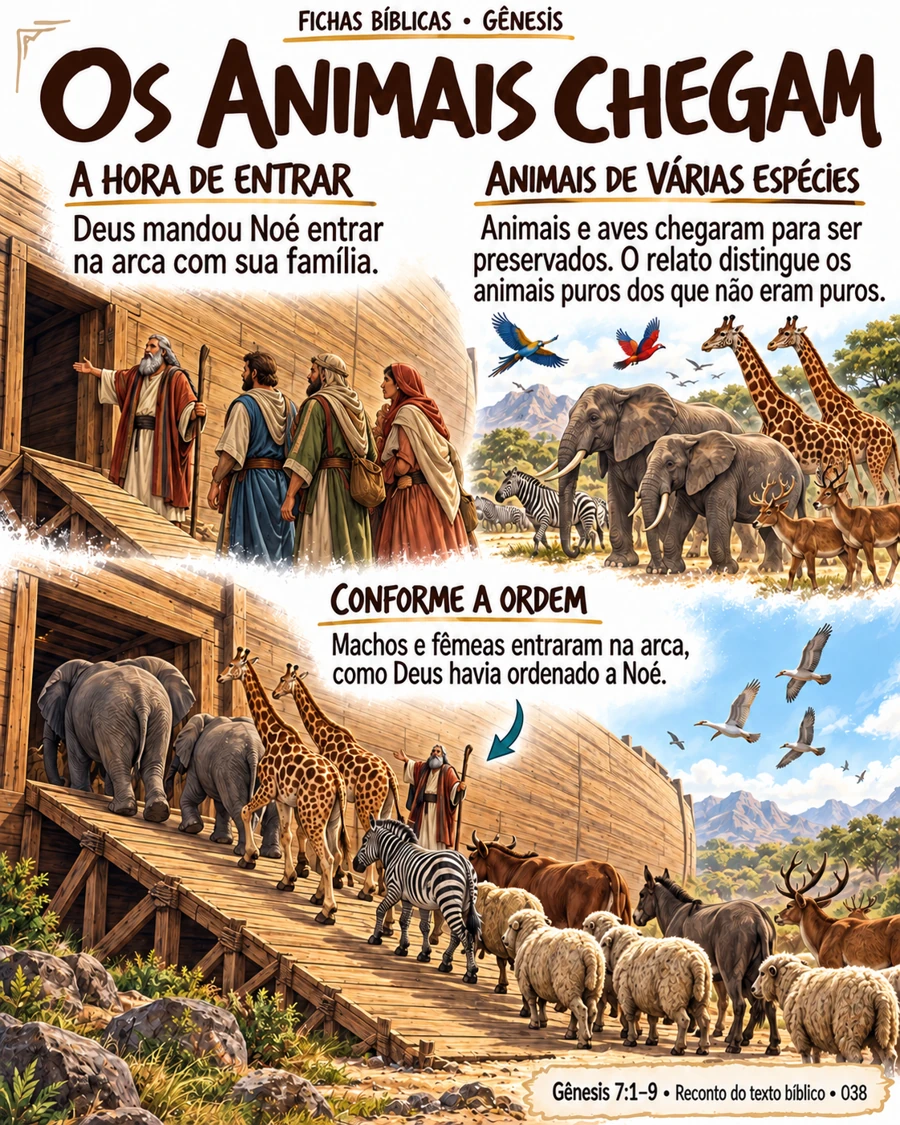 Ficha 38: OS ANIMAIS CHEGAM