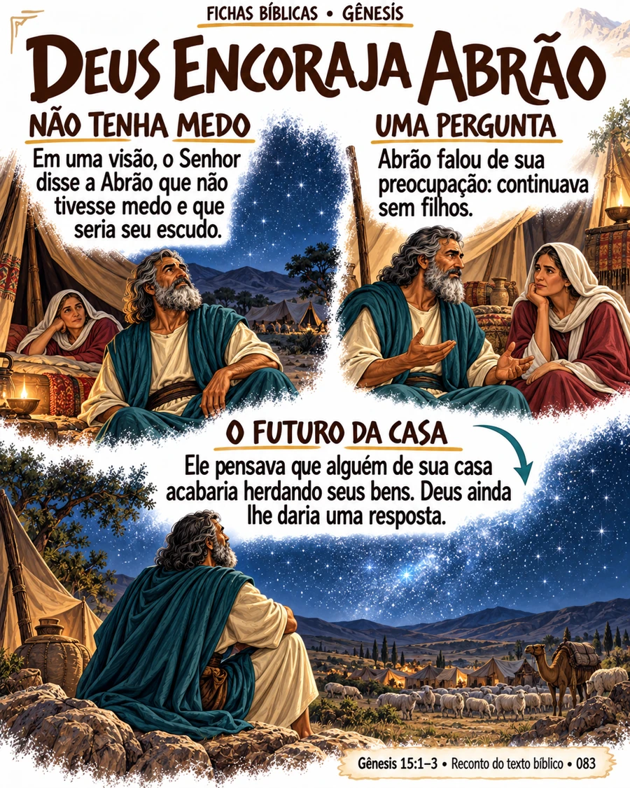 Ficha 83: DEUS ENCORAJA ABRÃO