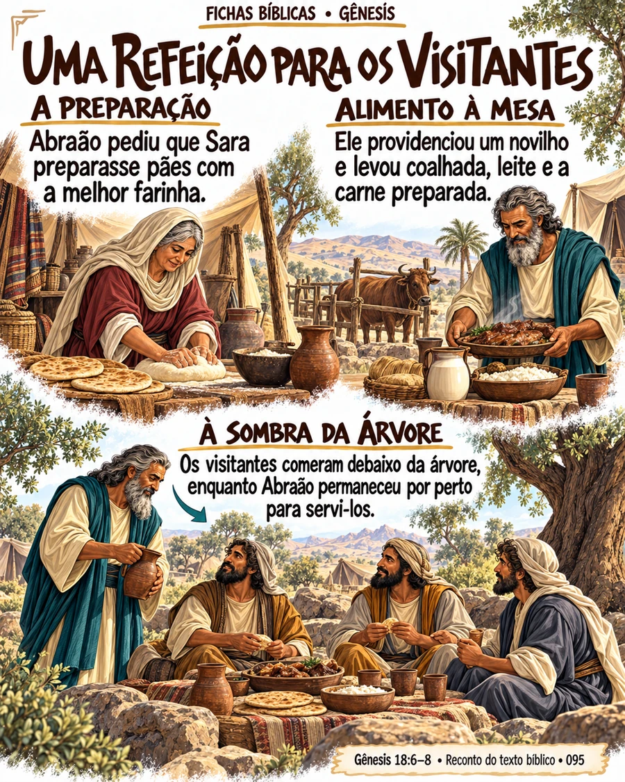 Ficha 95: UMA REFEIÇÃO PARA OS VISITANTES