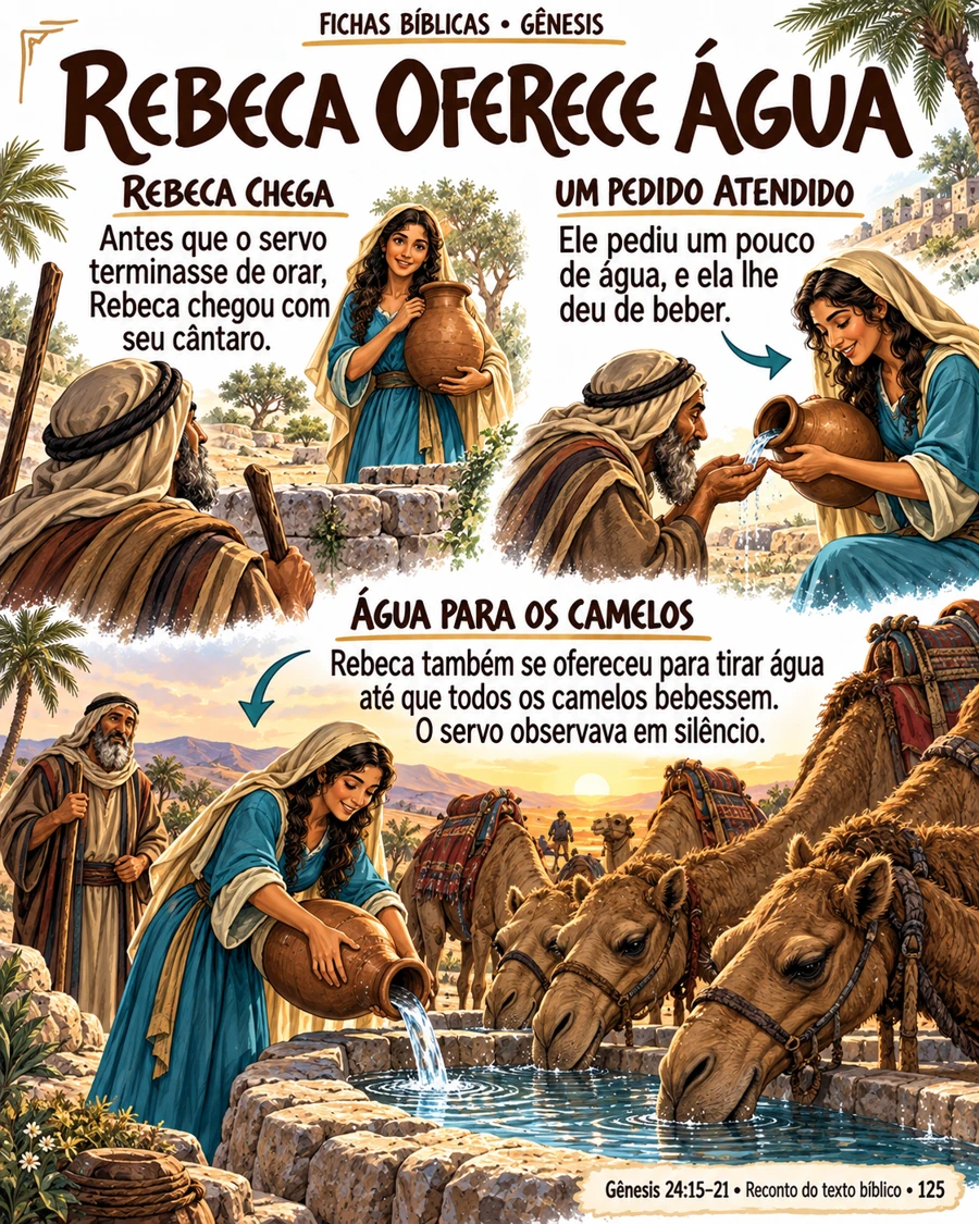 Ficha 125: REBECA OFERECE ÁGUA