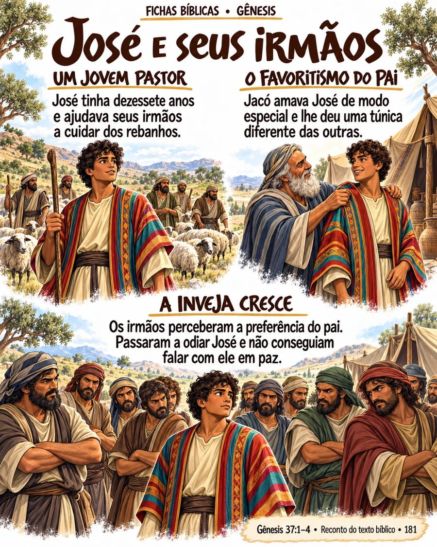 Ficha 181: José e seus irmãos